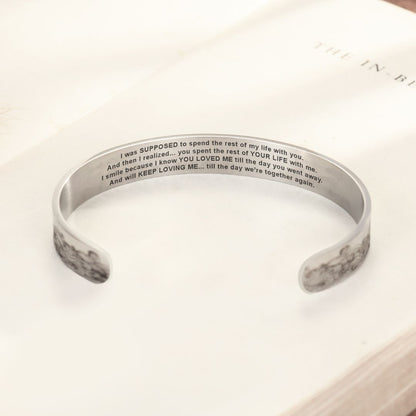 To My Husband In Heaven Memorial Bracelet