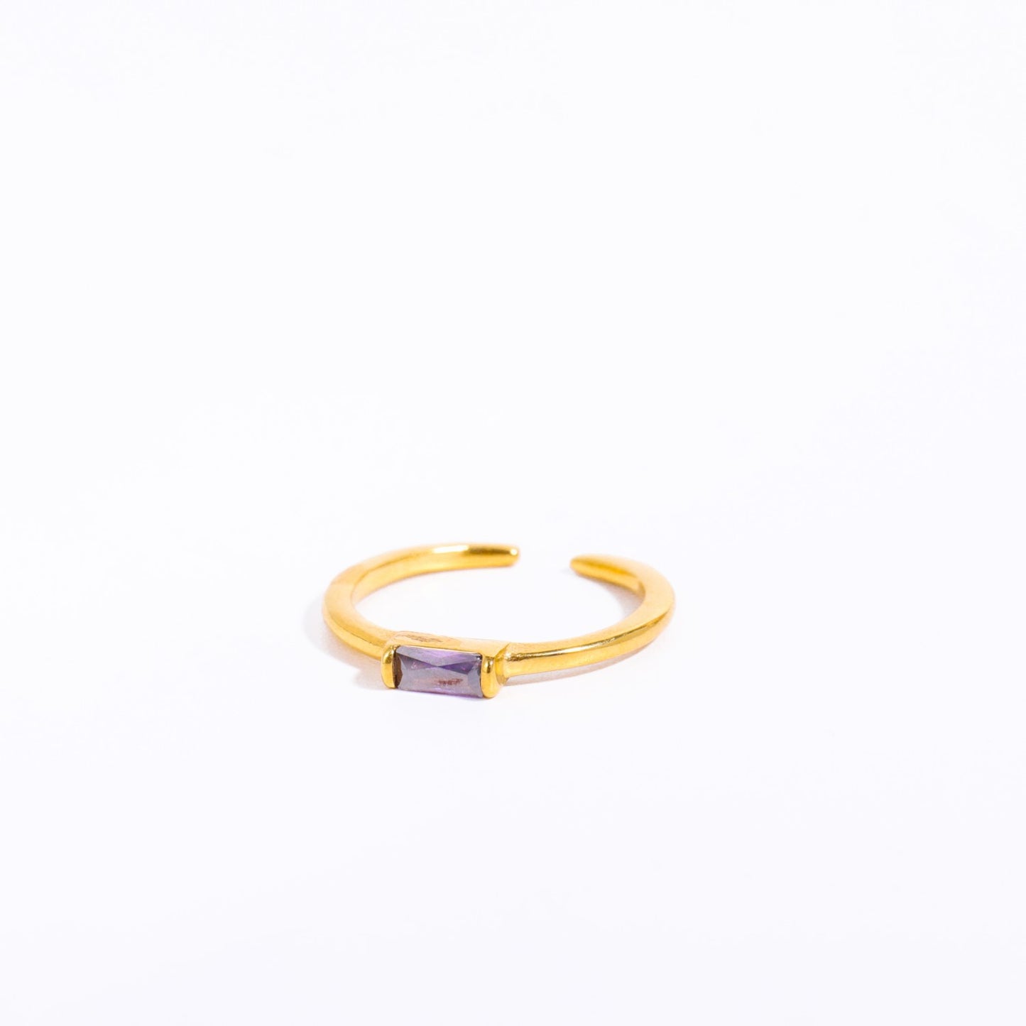 Baguette Birthstone Ring