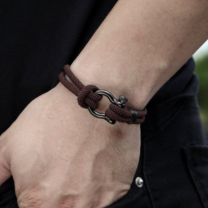 Love You Forever Nautical Bracelet