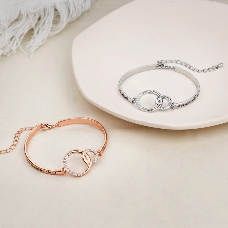To My Best Friend Linked Together Interlocking Bracelet