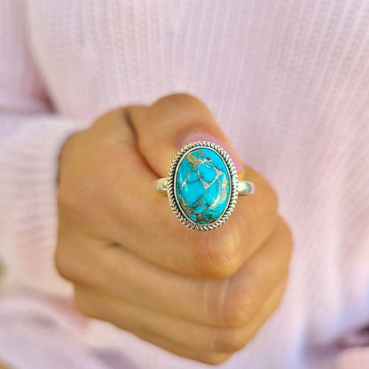 Gorgeous Boho Turquoise Ring