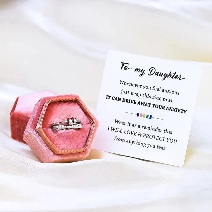 For Daughter- Drive Away Your Anxiety Fidget Rings💕