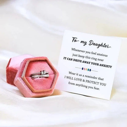 For Daughter- Drive Away Your Anxiety Fidget Rings💕