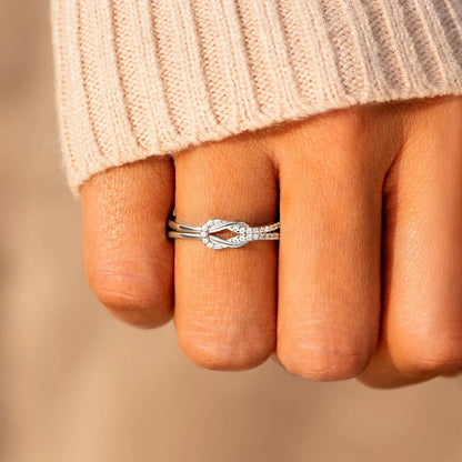 To My Granddaughter - Keep Me In Your Heart Infinity S925 Ring