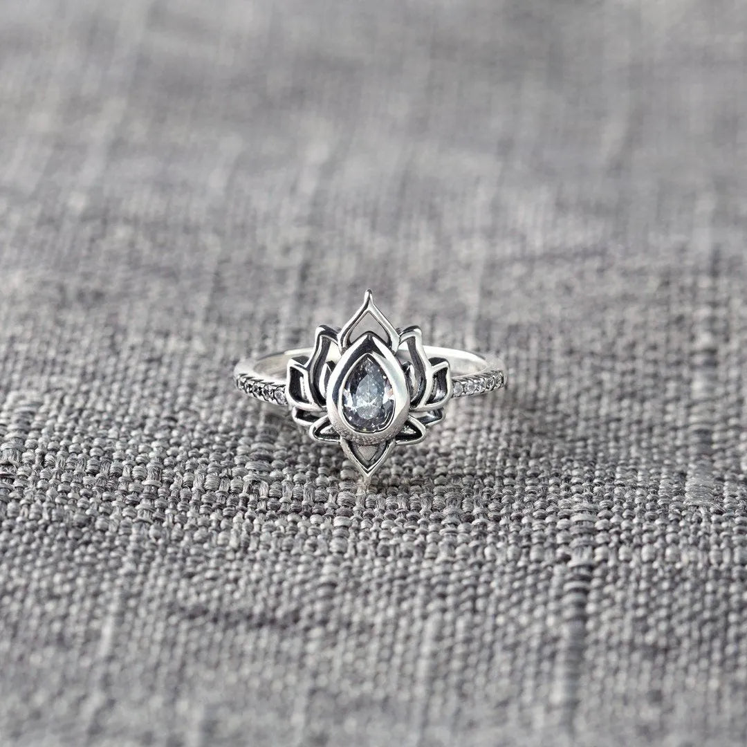 FUCK MY TRAUMA LOTUS RING