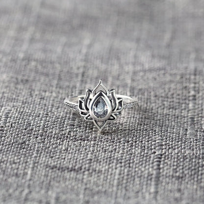 FUCK MY TRAUMA LOTUS RING