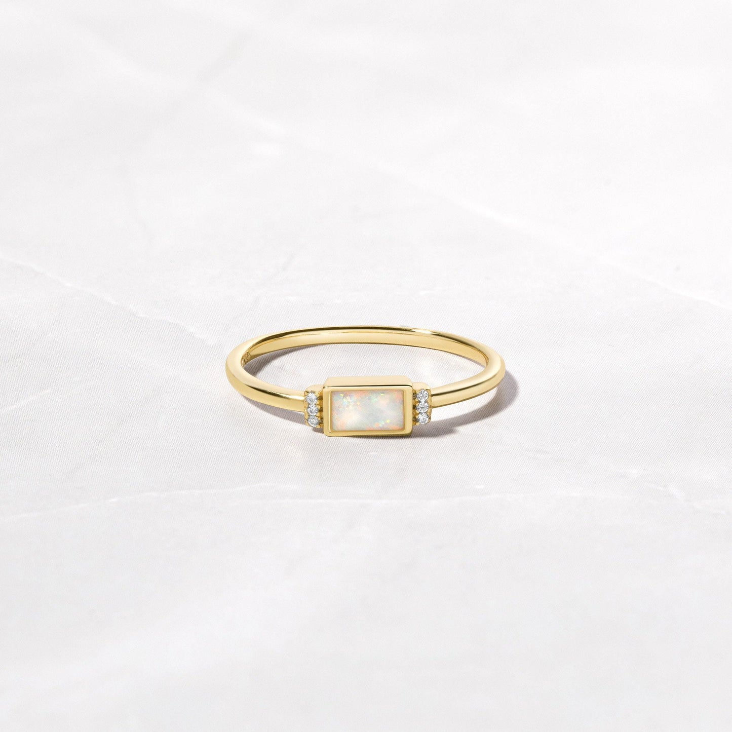 2026 Begin Again Opal Baguette Ring