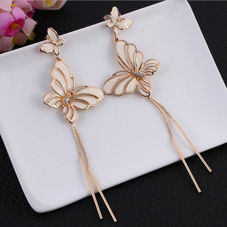 💐 Mother's Day Pre- Sale 💝- Butterfly Tassel Earrings🦋
