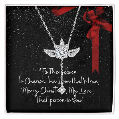 BLACK FRIDAY SALE 60% OFF✨RED RIBBON |Fantasy wing unicorn necklace