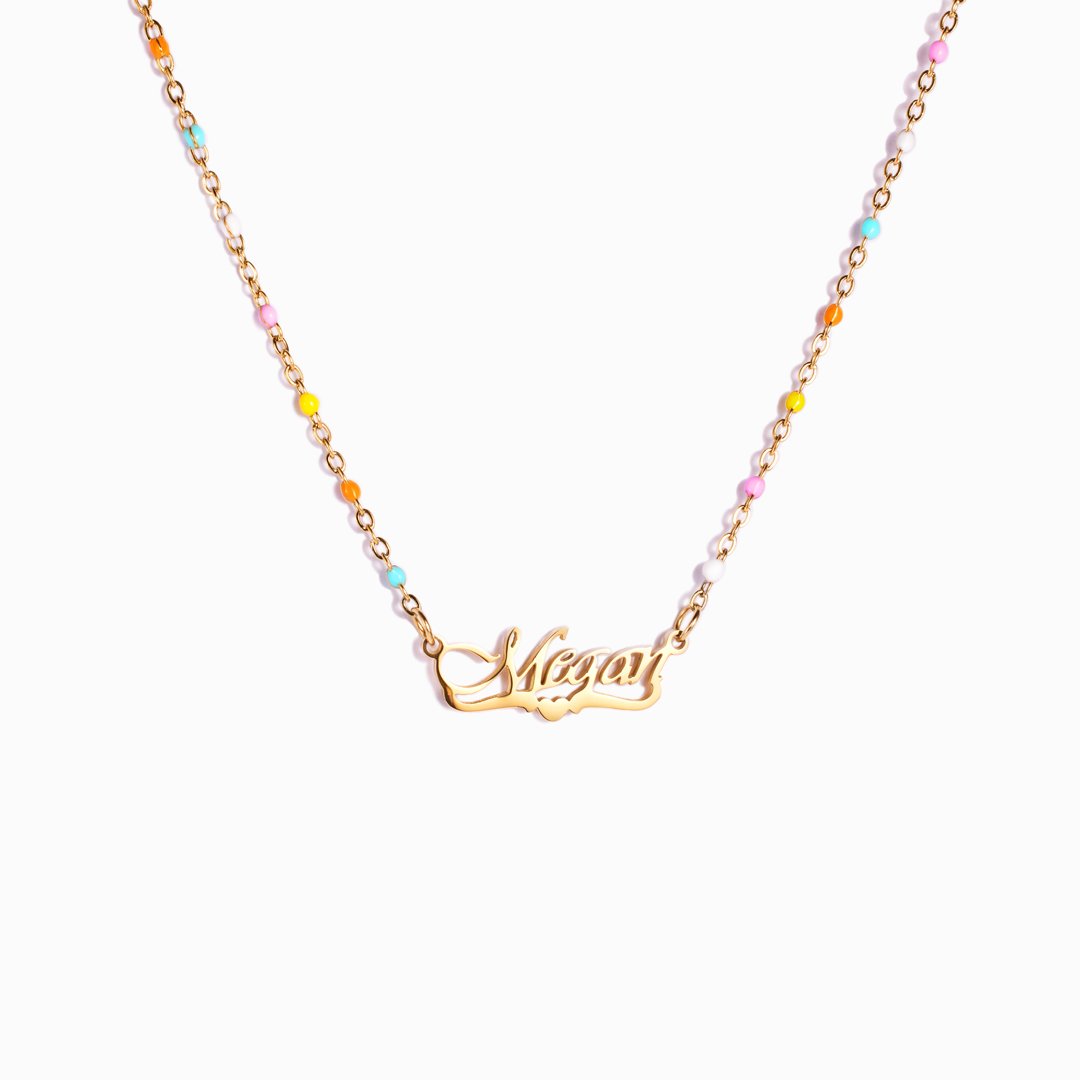 I Choose You Name Necklace