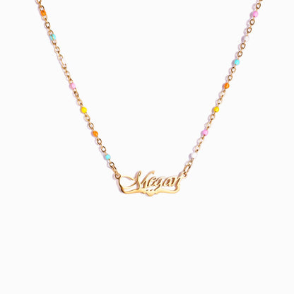 I Choose You Name Necklace