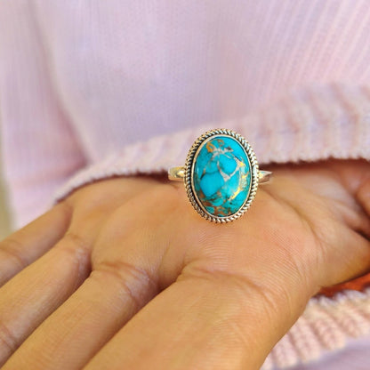 Gorgeous Boho Turquoise Ring