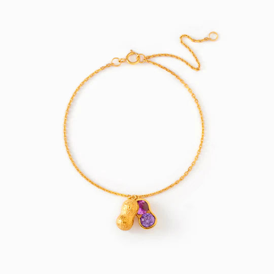 Peanuts In A Pod Birthstone Peanut Bracelet