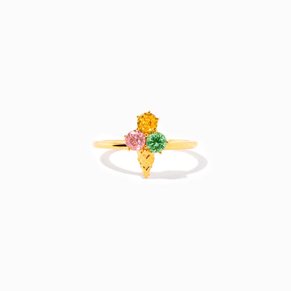 Mama's Love Never Melts Ice Cream Birthstones Ring
