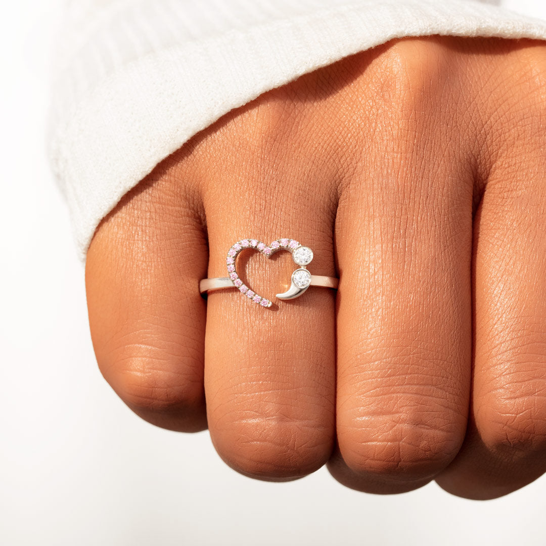 She Believed She Could So She Did Semicolon Ring