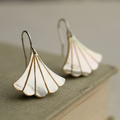 🌊Summer Hot Sale✨ The Birth of Venus Art Deco Pearl Drop Earrings