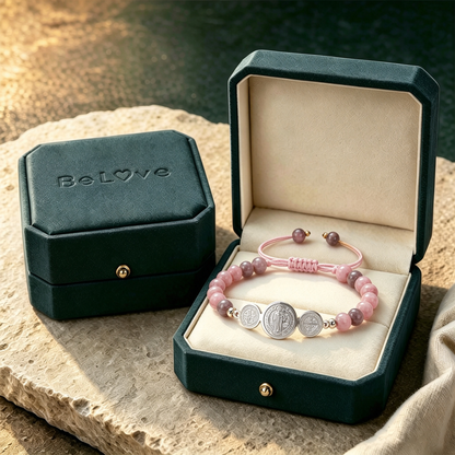 Strength & Faith Natural Stone Bracelet