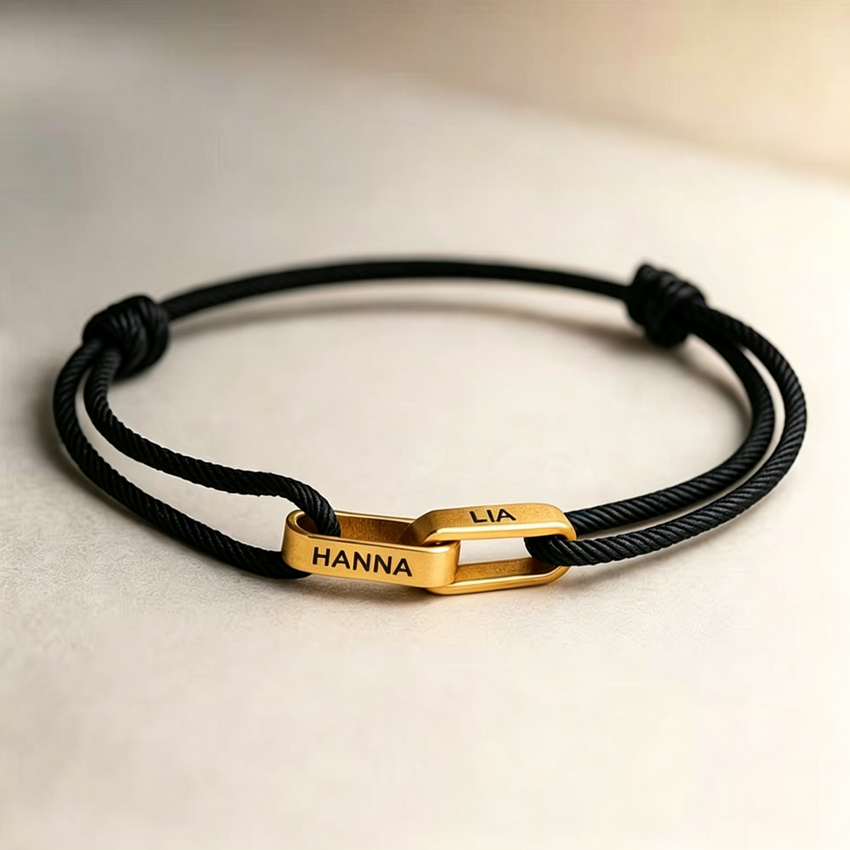 Mother&Son Connected By Heart Custom Name Bond Bracelet