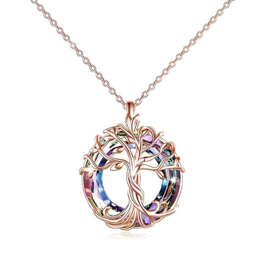 For Mom - Mother is the Family Root Tree Necklace
