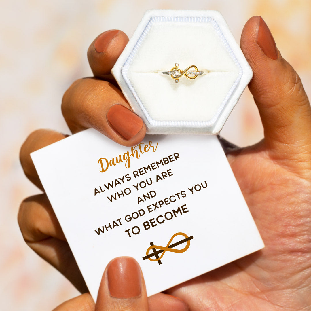 Remember Who You Are Infinity Cross Ring