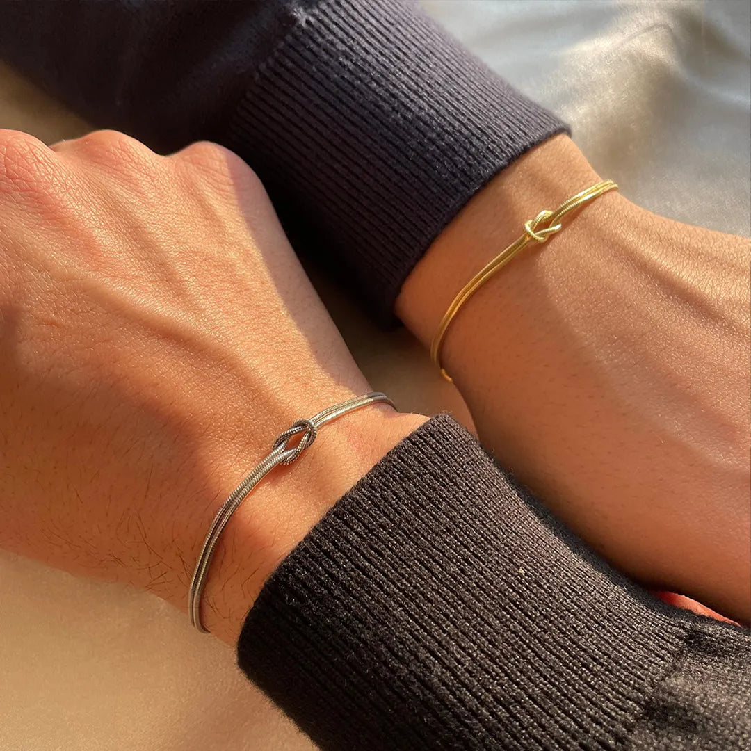 For Daughter -We Are Forever Linked Together Infinity Knot Bracelet