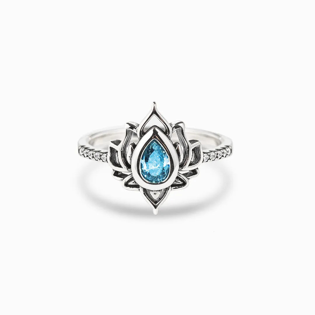 FUCK MY TRAUMA LOTUS RING