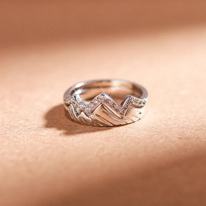 KEEP CLIMBING STACK RING