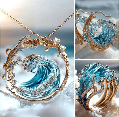 -Ocean's Oath Jewelry Set