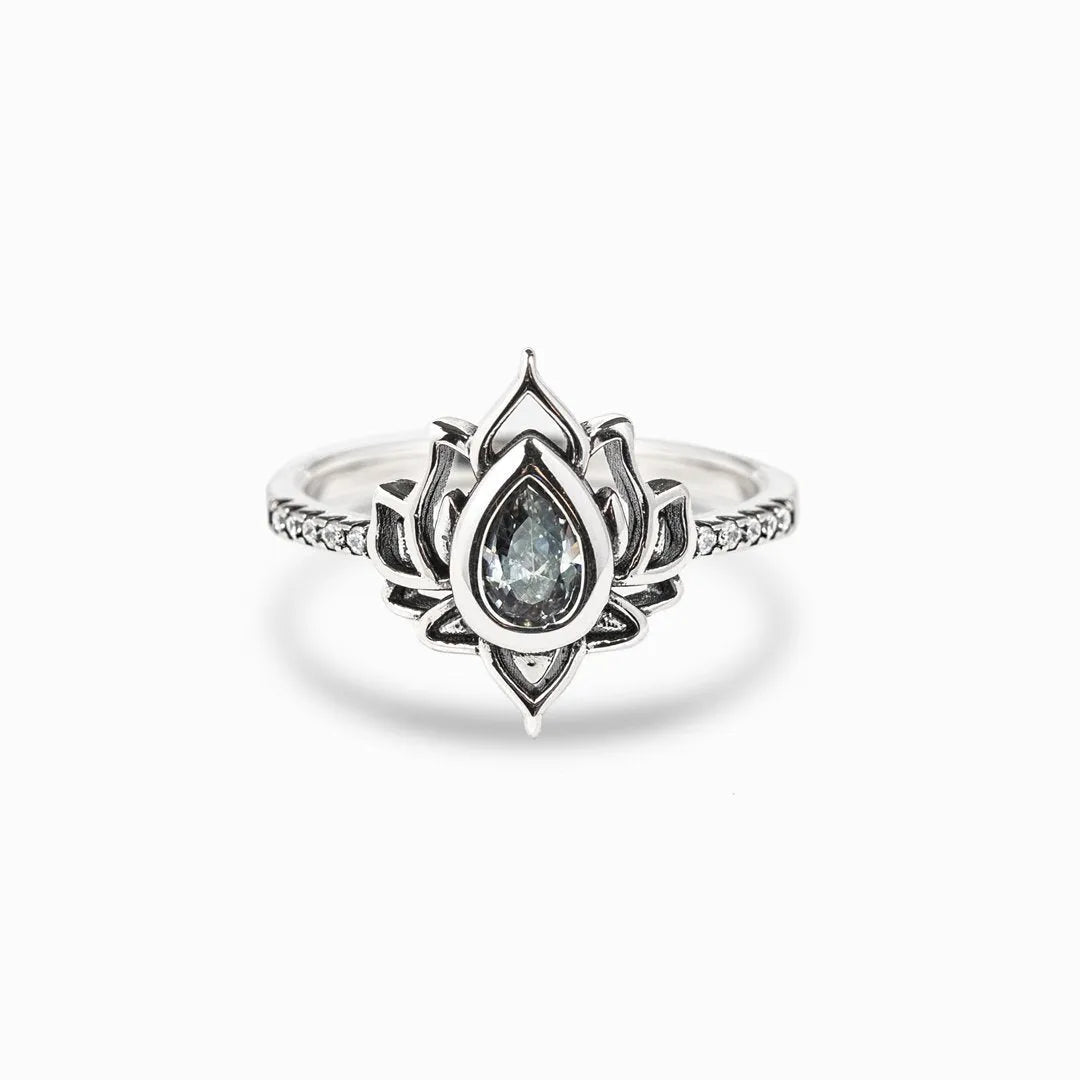 FUCK MY TRAUMA LOTUS RING