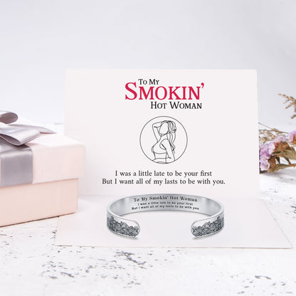 To My Wife, I Want All Of My Lasts To Be With You Bracelet
