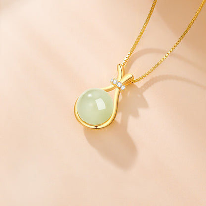 High-end Elegant Lucky Bag Clavicle Pendant Necklace