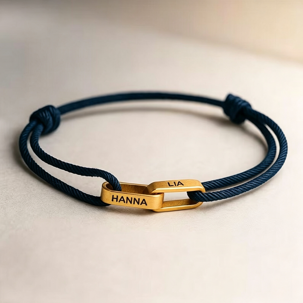 Mother&Son Connected By Heart Custom Name Bond Bracelet