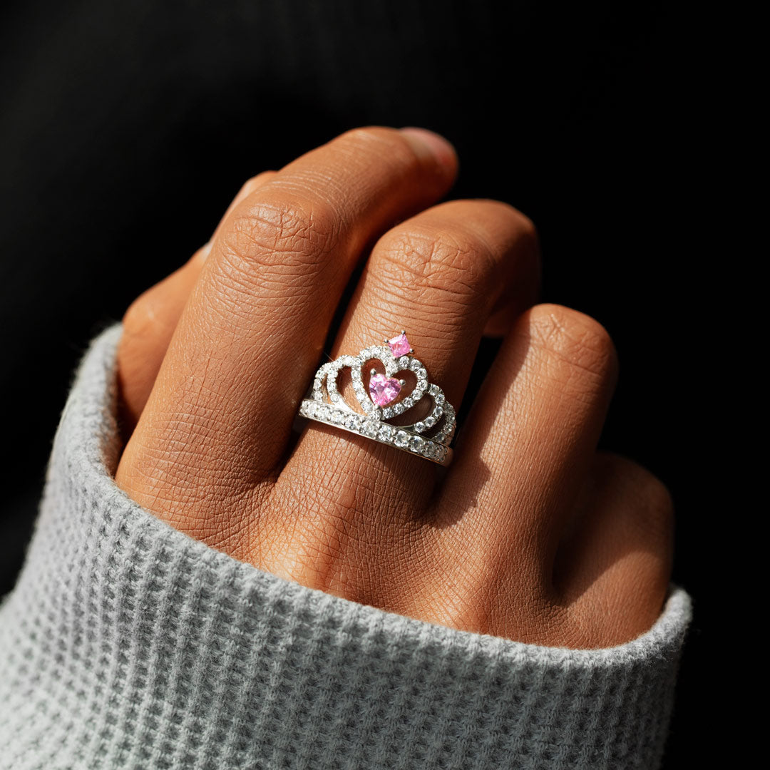 Adjust Your Crown and Handle It Crown Ring S925