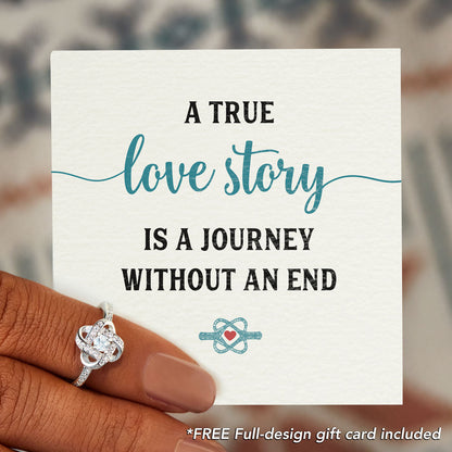 Love Story Endless Knot Ring