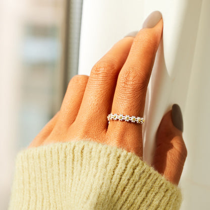 DAISY RING - Gift For Loved One, S925 Sterling Silver