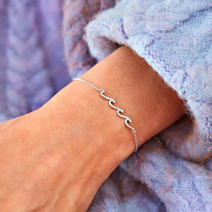 To My Besties For Life Wave Friendship Bracelet