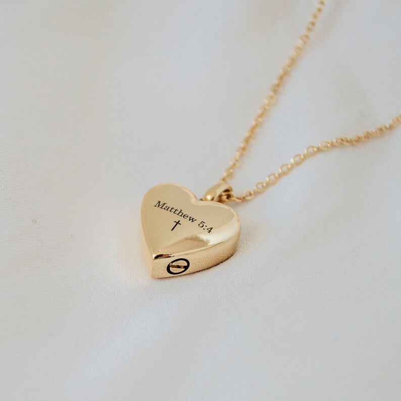 Serenity Heart Urn Necklace