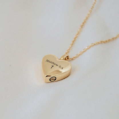 Serenity Heart Urn Necklace