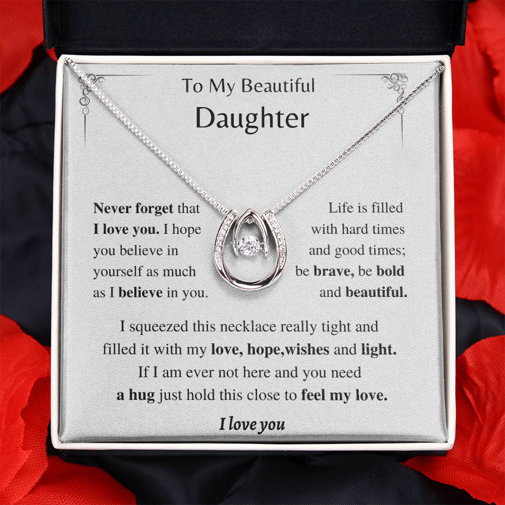 Be bold and beautiful- Horseshoe Necklace, New Year Gift