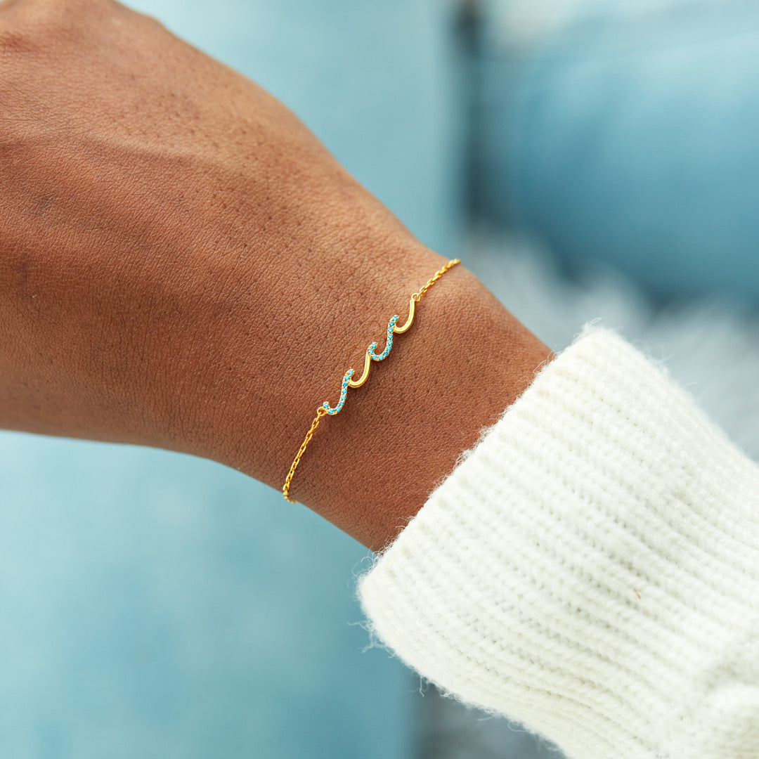 To My Besties For Life Wave Friendship Bracelet