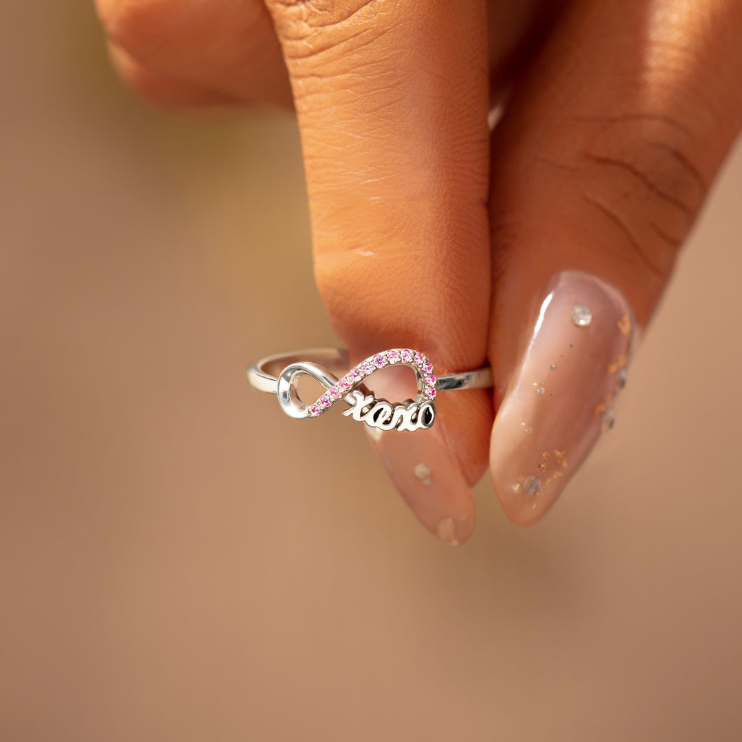 Grandma Never Runs Out of Hugs & Kisses XOXO Ring