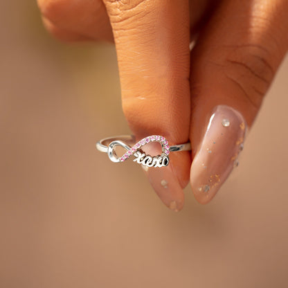 Grandma Never Runs Out of Hugs & Kisses XOXO Ring