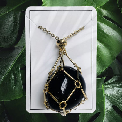 🎁2023 Crystal Stone Holder Necklace- Free (Crystal) Gift Included🎁