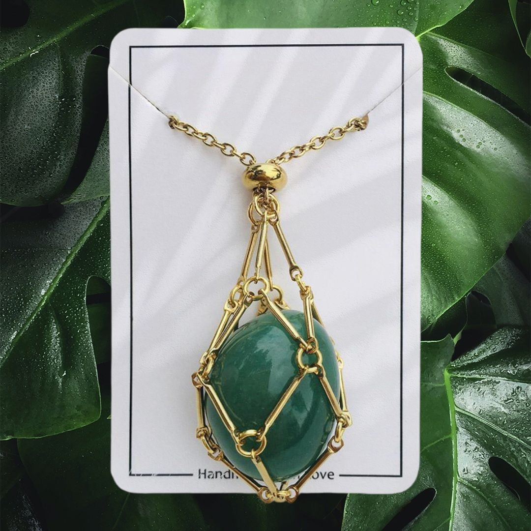 🎁2023 Crystal Stone Holder Necklace- Free (Crystal) Gift Included🎁