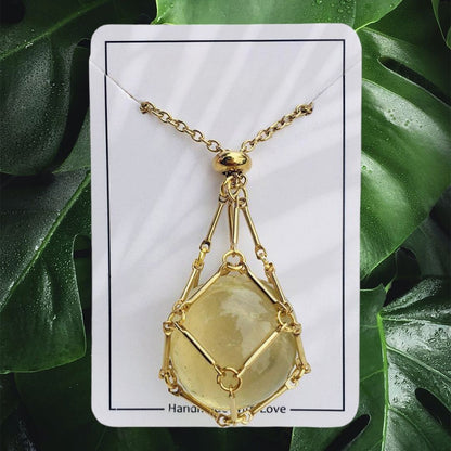 🎁2023 Crystal Stone Holder Necklace- Free (Crystal) Gift Included🎁