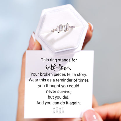 Broken But Survived Multi Stones Ring