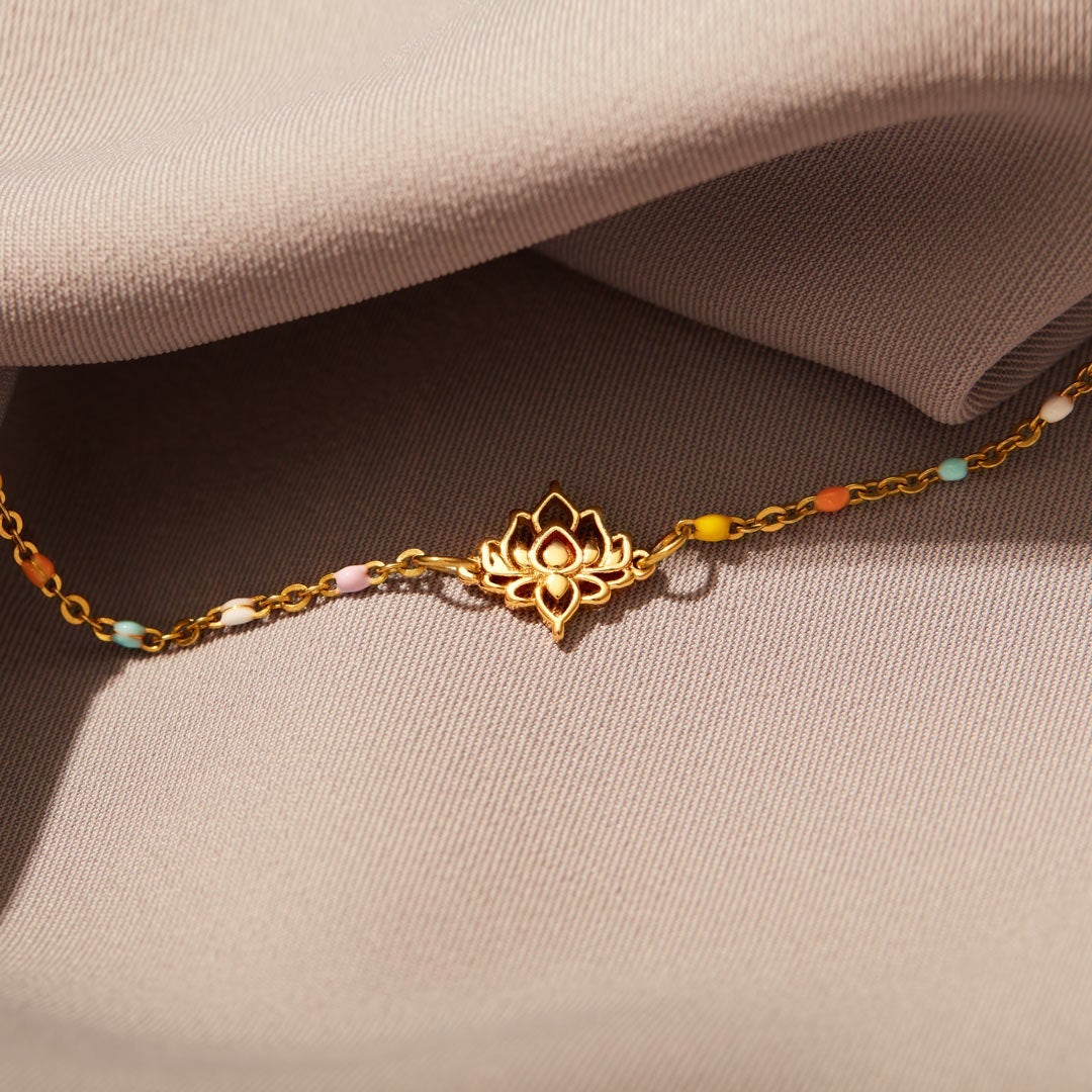 Same Girl Same Name Lotus Bracelet