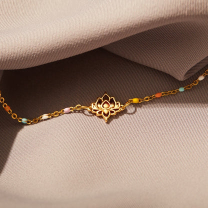 Same Girl Same Name Lotus Bracelet