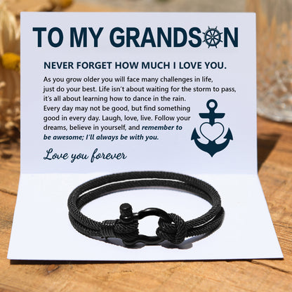Love You Forever Nautical Bracelet
