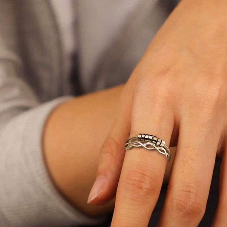 For Daughter - Drive Away Your Anxiety Infinity Fidget Ring